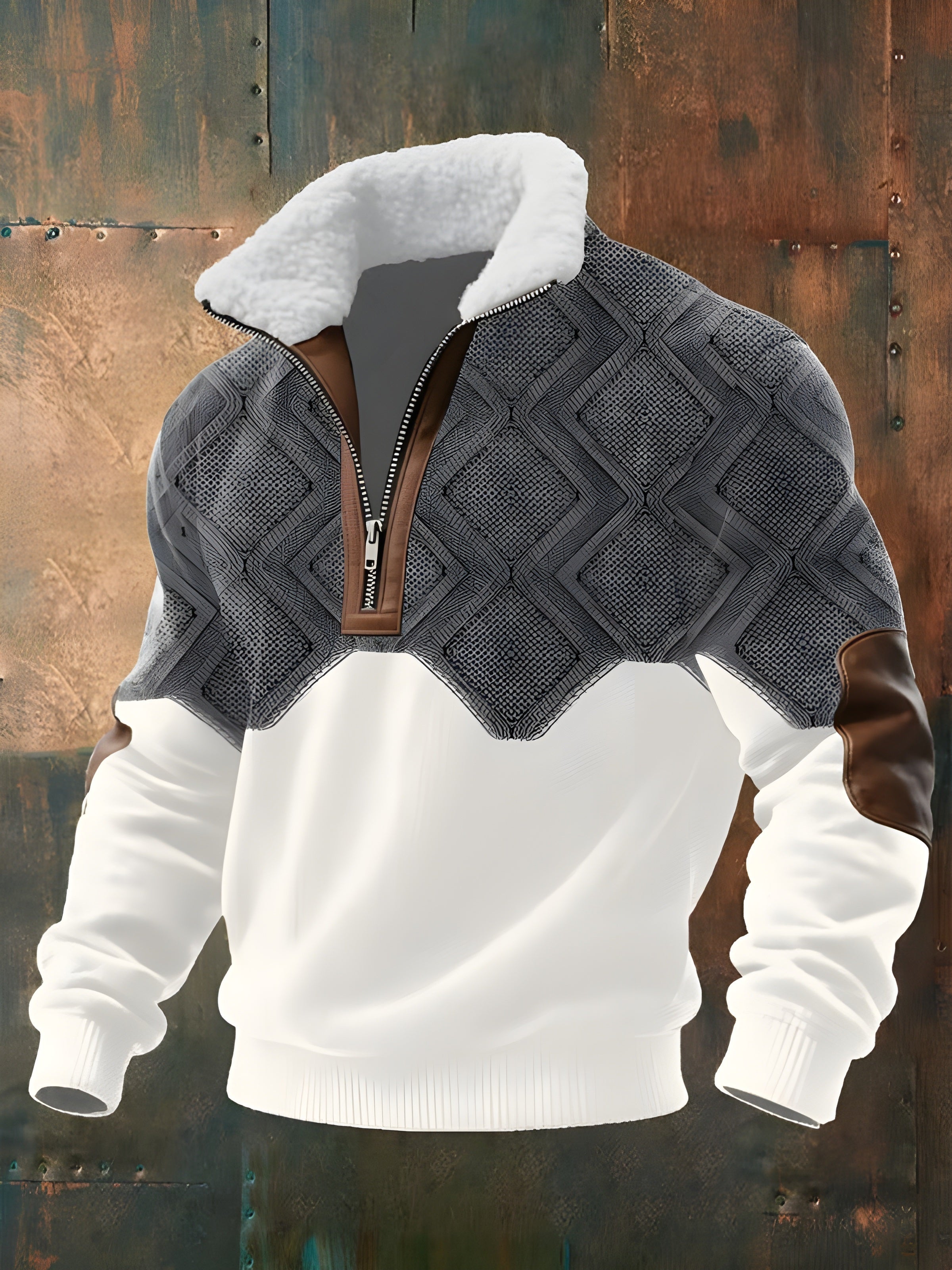 Gris/Blanc / 5XL