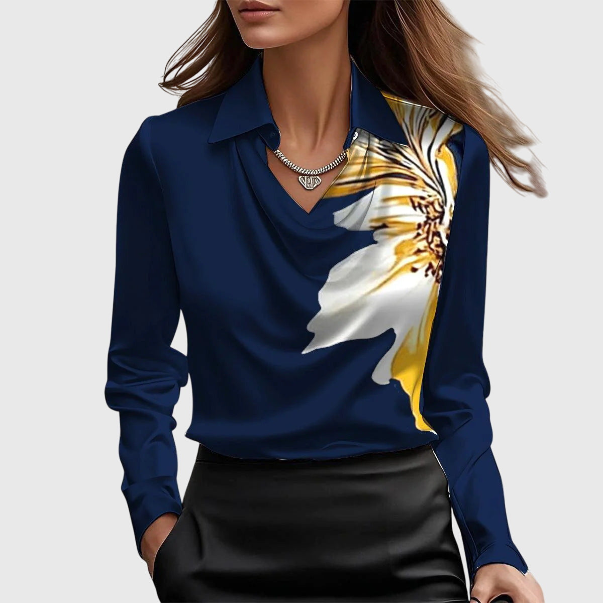 Bleu foncé / 3XL (46)