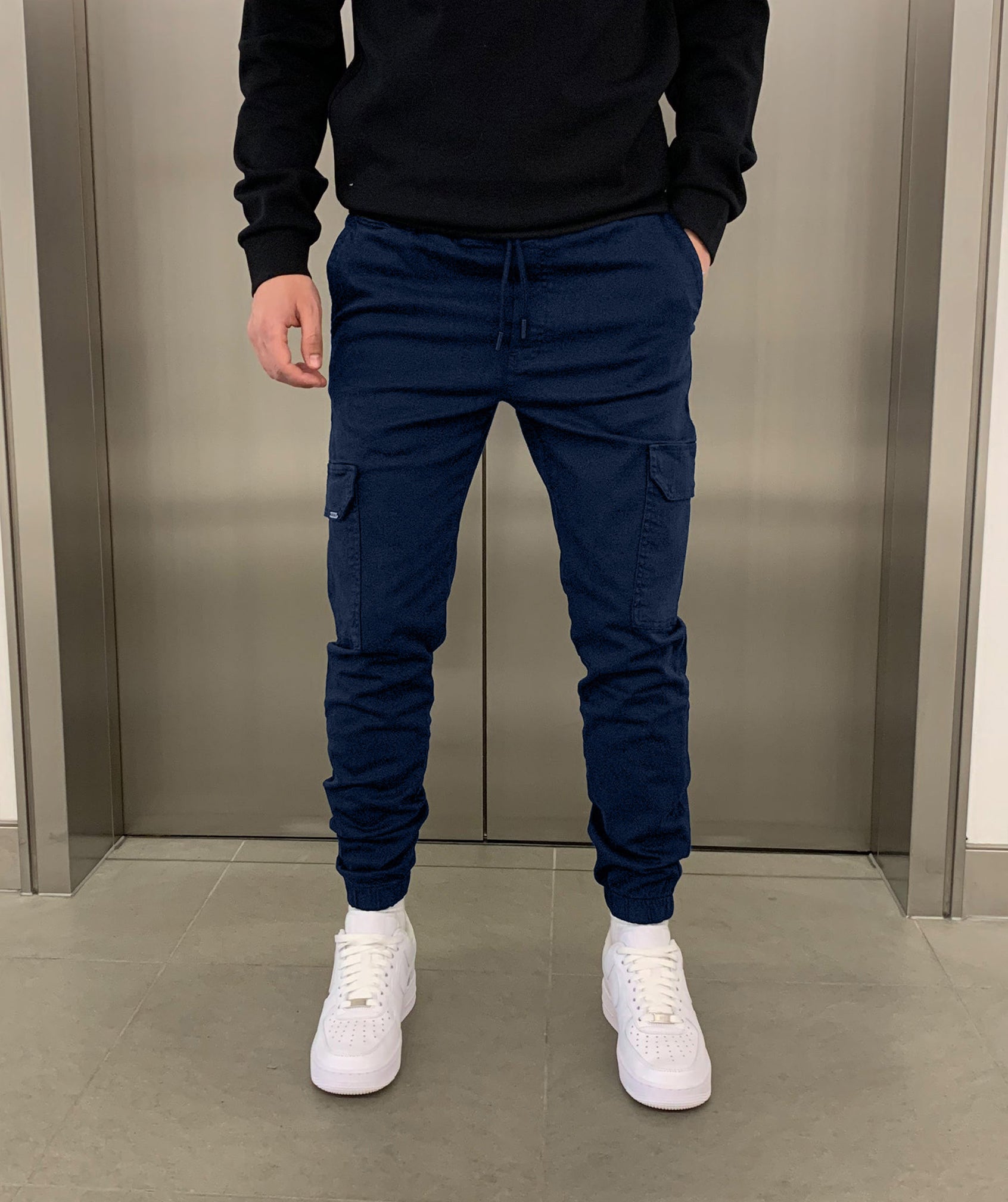 Bleu marine / 4XL (52)