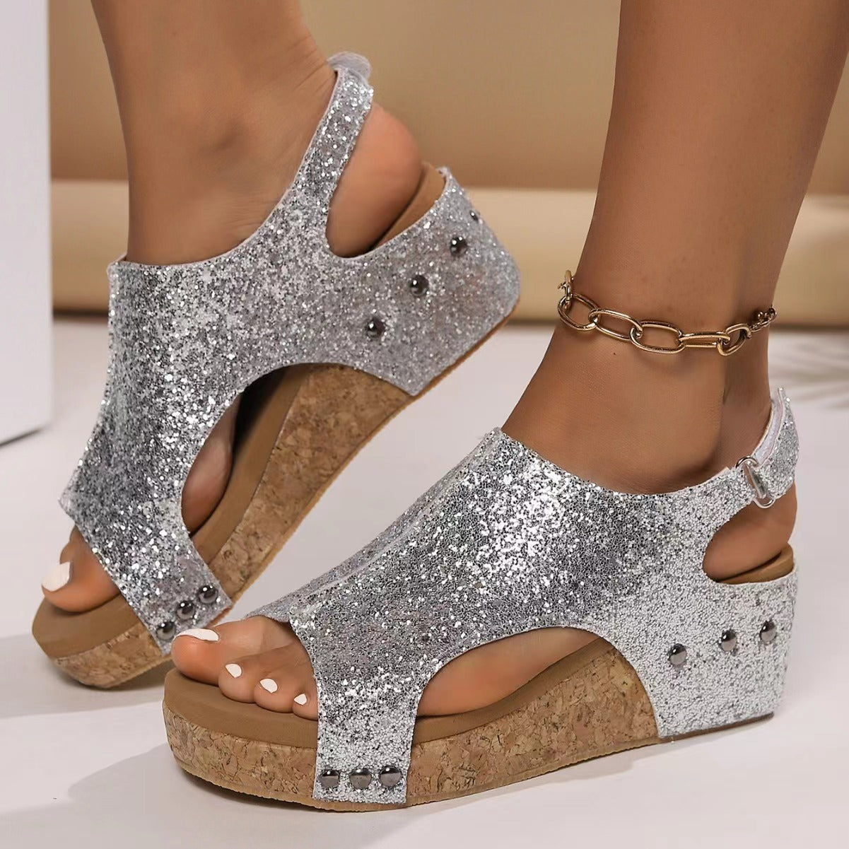 Paillettes Argentées / 12 (43EU)