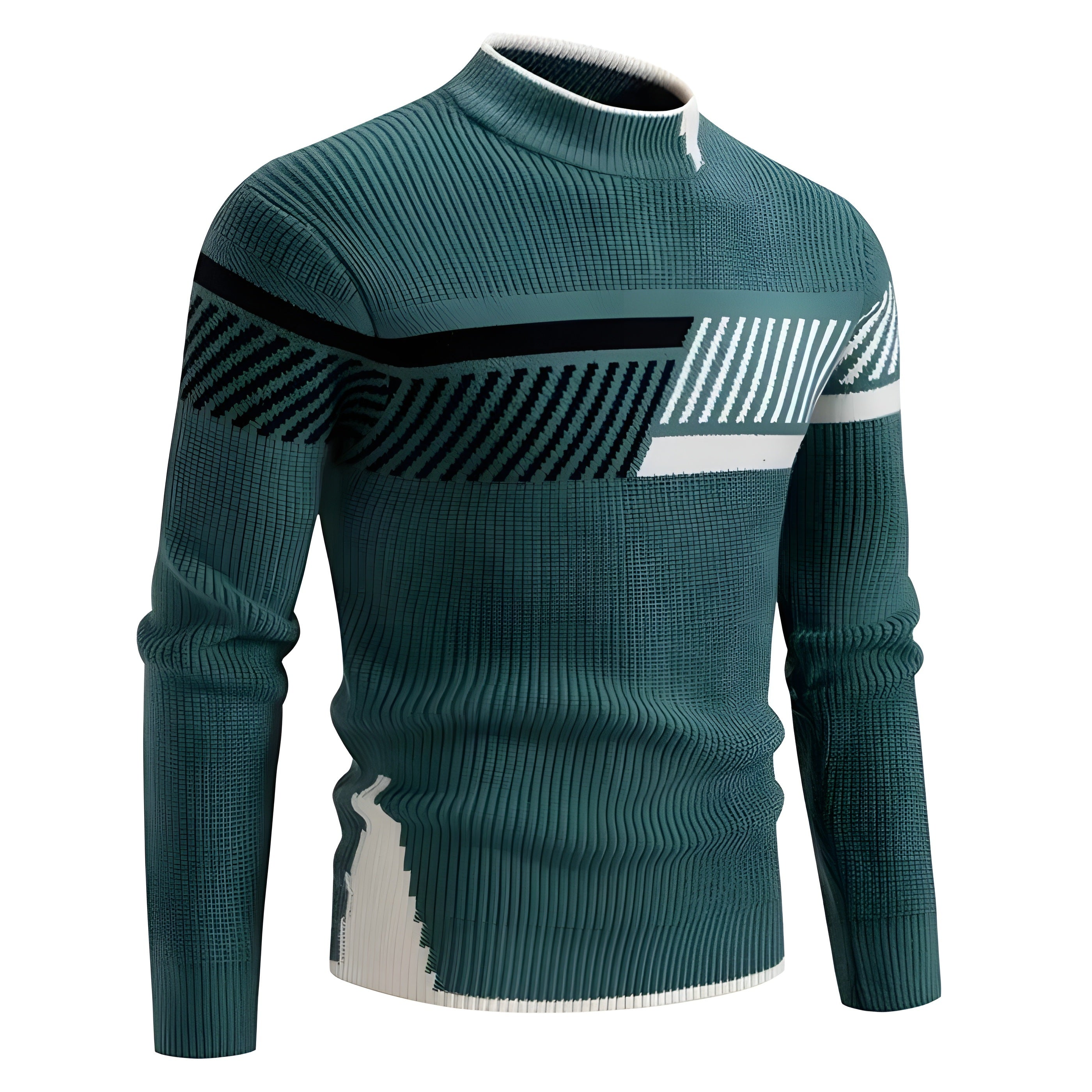 Vert à lignes / 5XL