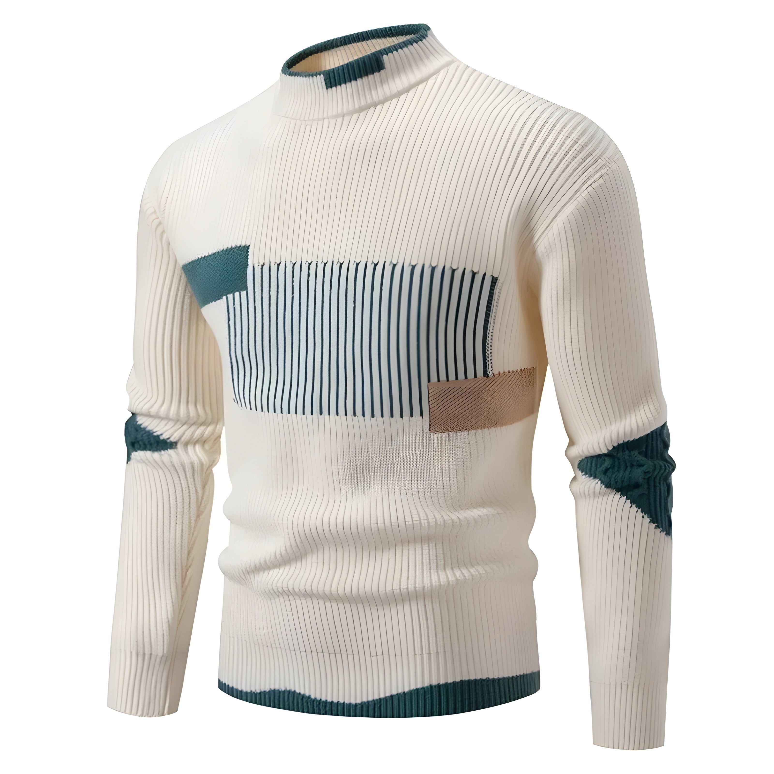 Beige géométrique / 5XL